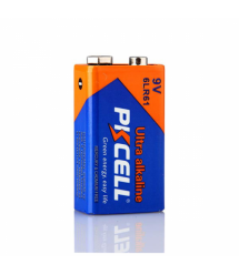 Батарейка щелочная PKCELL 9V / 6LR61, крона, 1 штука shrink цена за shrink, Q24