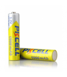 Аккумулятор PKCELL 1.2V AAA 1000mAh NiMH Rechargeable Battery, 2 штуки в блистере цена за блистер, Q12