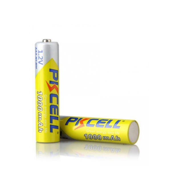 Аккумулятор PKCELL 1.2V AAA 1000mAh NiMH Rechargeable Battery, 2 штуки в блистере цена за блистер, Q12 - 144