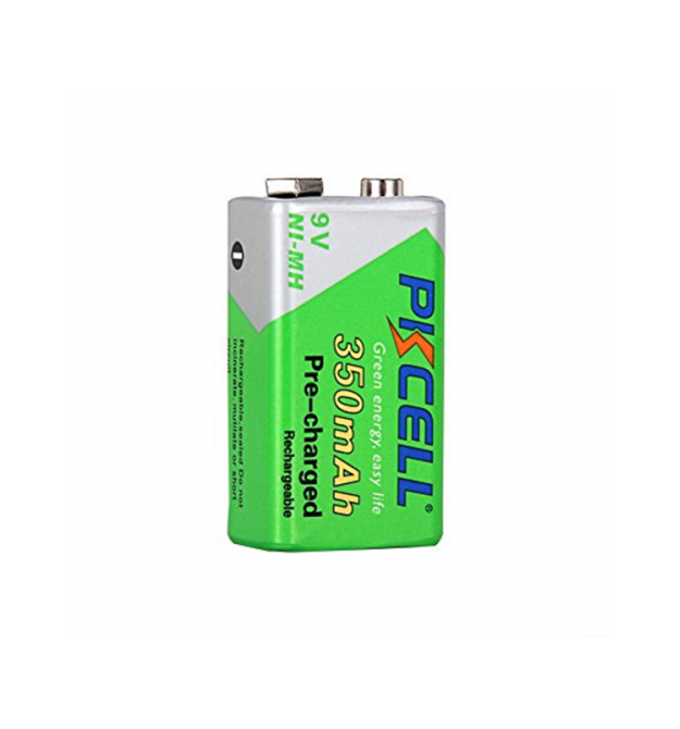 Аккумулятор PKCELL 9V / 350mAh, крона, NiMH Rechargeable Battery, 1 штука в блистере цена за блистер Q10