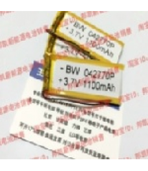 Литий-полимерный аккумулятор 4*29*70mm (Li-ion 3.7В 1100мАч)