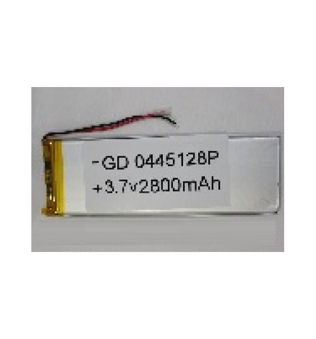 Литий-полимерный аккумулятор 4*45*128mm 3,7V (Li-ion 3.7В 3500мАч)