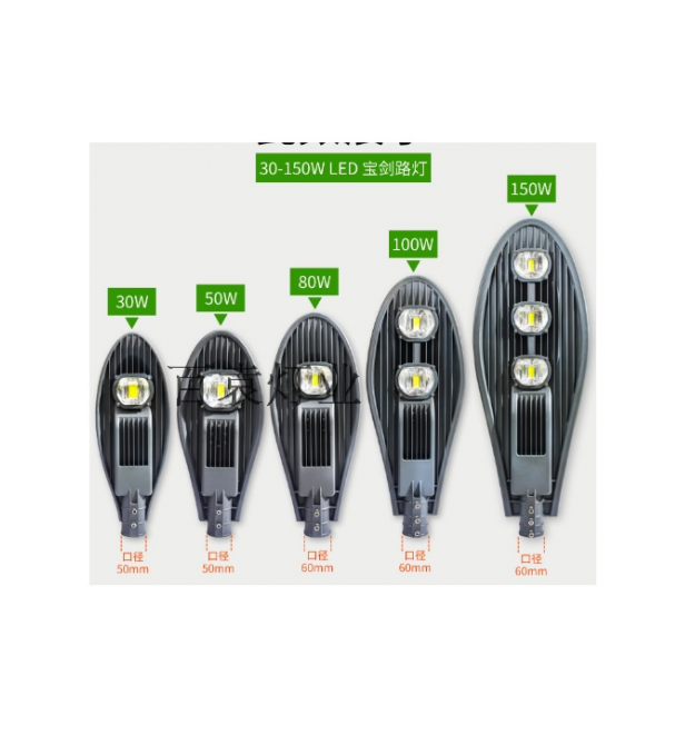 Уличный LED-фонарь Ritar, 50W, 6500К, 5000lm, SMD2835, RA80, IP65, Black, 490*210*85mm