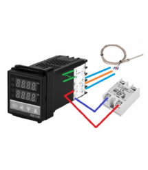 Контролер температури з релейним виходом REX-C100FK02-m * EN