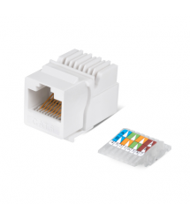 Модуль узкий Keystone Jack RJ-45 кат.6 FTP 