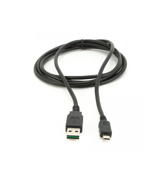 Кабель USB 2.0 (AM - Miсro 5 pin) 1,8м, черный, Пакет Q250