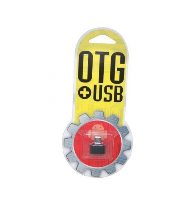 Перехідник YHL T3 USB2.0(AF) OTG - microUSB(M), Black, OEM