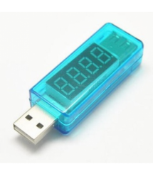 USB тестер Charger Doctor напряжения (3-7.5V) и тока (0-2.5A) Blue