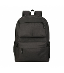 Рюкзак для ноутбука 15.6", материал нейлон, выход под USB-кабель, черный, Q50