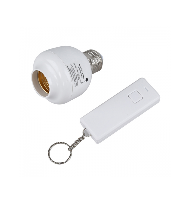 Патрон Е27 с беспроводным пультом дистанционного управления
