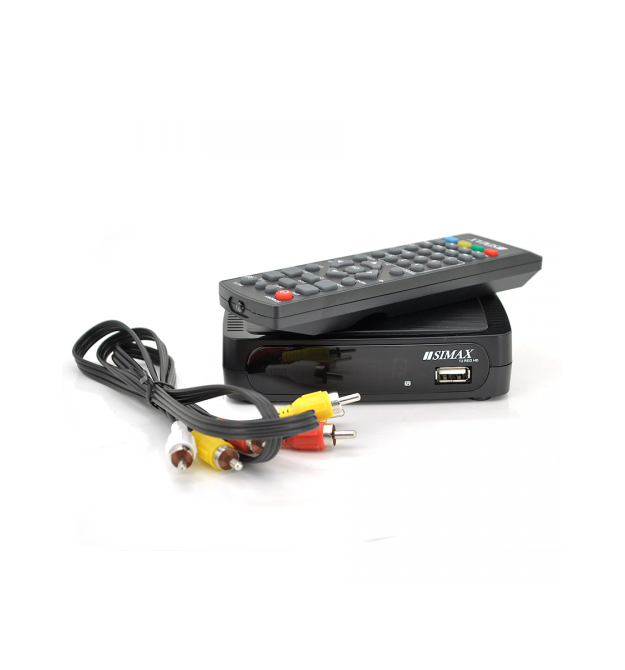 Ресивер (тюнер) IPTV DVB-T2 SIMAX GREEN HDTR871F2