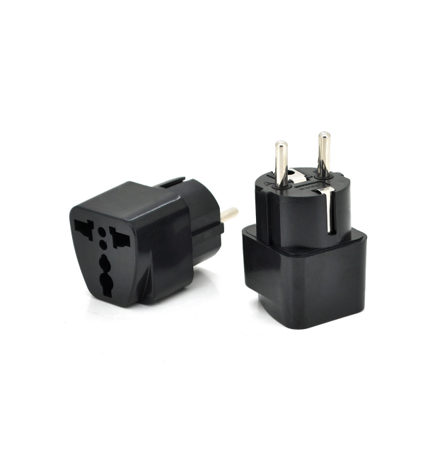 Переходник на евророзетку TEFAL-тройник Black