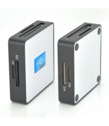 Кардридер универсальный USB 3.0 HDH-939 SD - MMC - MS - TF - M2, USB2.0, White, Блистер