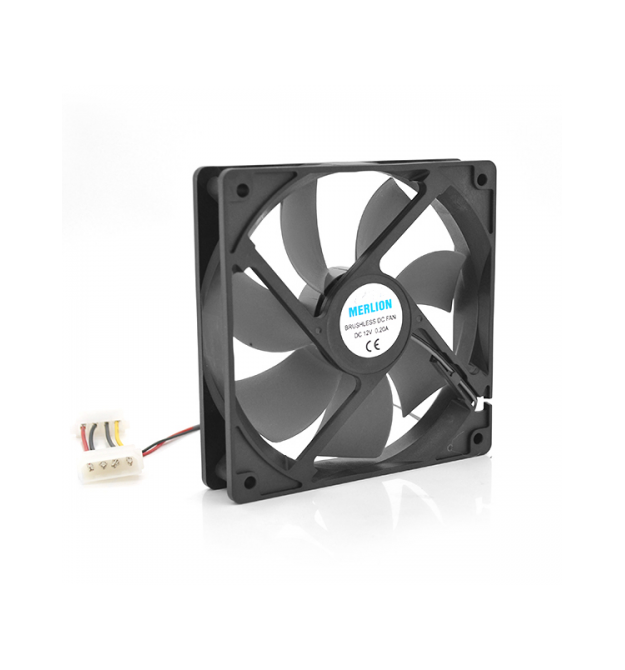 Кулер корпусной Merlion 9025 DC sleeve fan 4pin + 4pin 92*92*25мм, 1300об / мин
