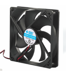 Кулер корпусной Merlion 12025 DC sleeve fan 4pin - 120*120*25мм, 12V / 0.15A, 1100об / мин