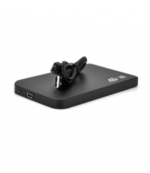 Карман 2,5"корпус металл ,интерфейс USB2.0 / SATA , Black