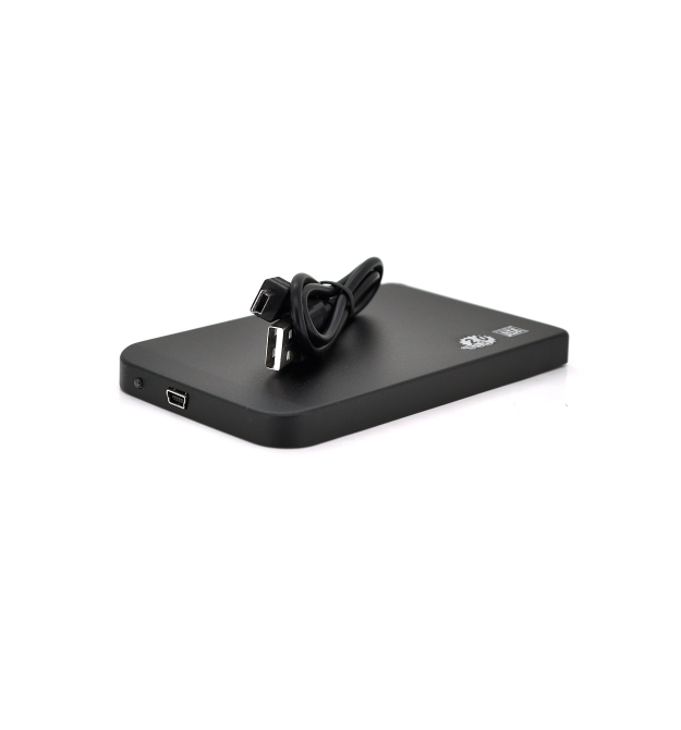 Карман 2,5"корпус металл ,интерфейс USB2.0 / SATA , Black