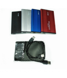 Карман 2,5"корпус металл ,интерфейс USB2.0 / SATA, Silver