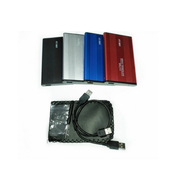 Карман 2,5"корпус металл ,интерфейс USB2.0 / SATA, Silver