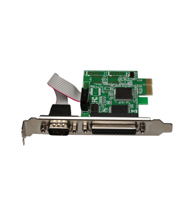 Контроллер PCI-Е-RS232(9Pin)+LPT(25Pin), TX382A, BOX