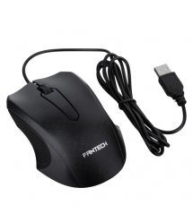 Мышь проводная Fantech T533, 3 кнопки, 1200 DPI, 1,8 м, Win7 – 8 – 10 Mac OS, Black, COLOR BOX (138*56*192) 0.23 кг, Q100