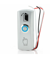 Кнопка выхода накладная EXIT 805 узкая (накладная, алюминиевая) с подсветкой