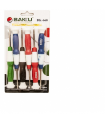 Набор отверток BAKKU BK-660 (6 отверток), Blister-box