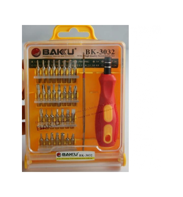 Набор отвёрток BAKKU BK-3032(Ручка+28насадок),Box