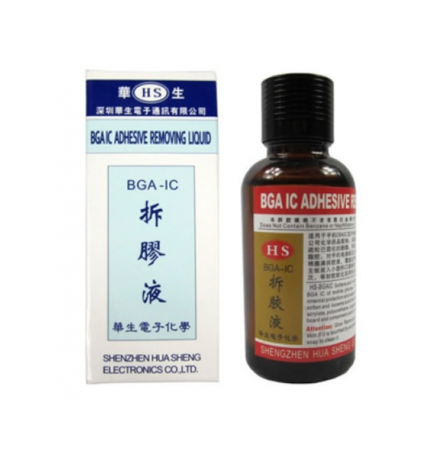 Жидкость – растворитель для снятия состава с микросхемой BAKKU BK-127 (20мл)