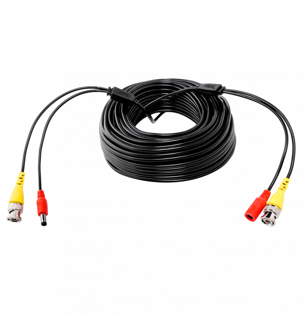 Кабель для видеонаблюдения Green Vision GV-BNC+DC-30M