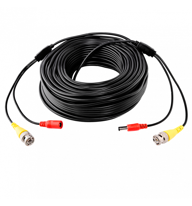 Кабель для видеонаблюдения Green Vision GV-BNC+DC-40M