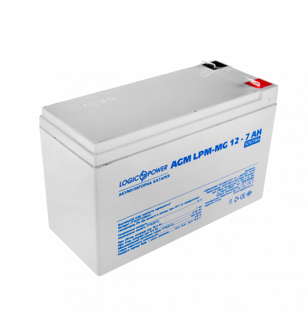 Акумулятор мультигелевий AGM LogicPower LPM-MG 12 - 7 AH