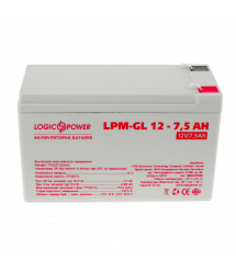 Аккумулятор гелевый LogicPower LPM-GL 12 - 7,5 AH