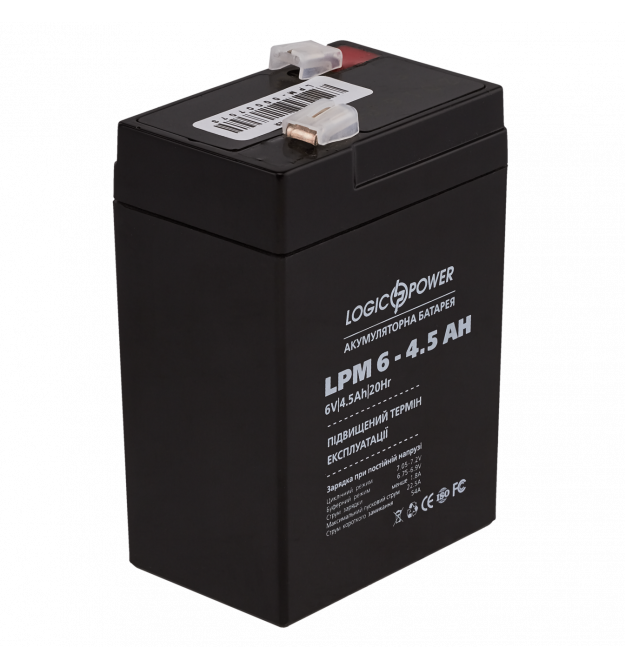 Аккумулятор AGM LogicPower LPM 6-4,5 AH