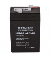 Аккумулятор AGM LogicPower LPM 6-4,5 AH