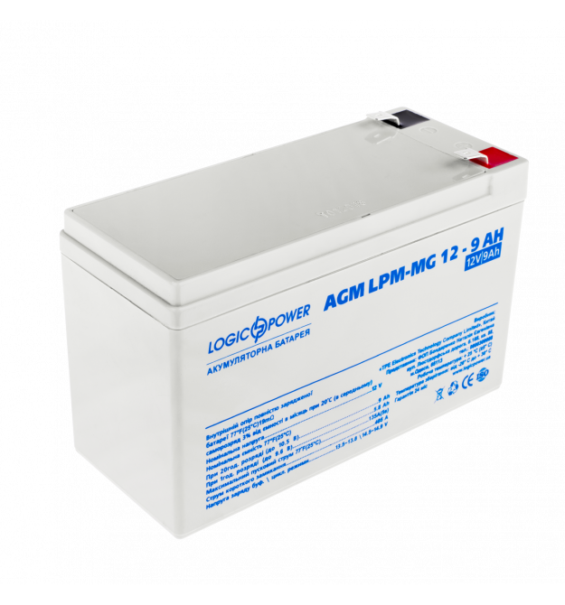 Акумулятор мультигелевий AGM LogicPower LPM-MG 12 - 9 AH