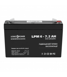 Аккумулятор AGM LogicPower LPM 6-7,2 AH