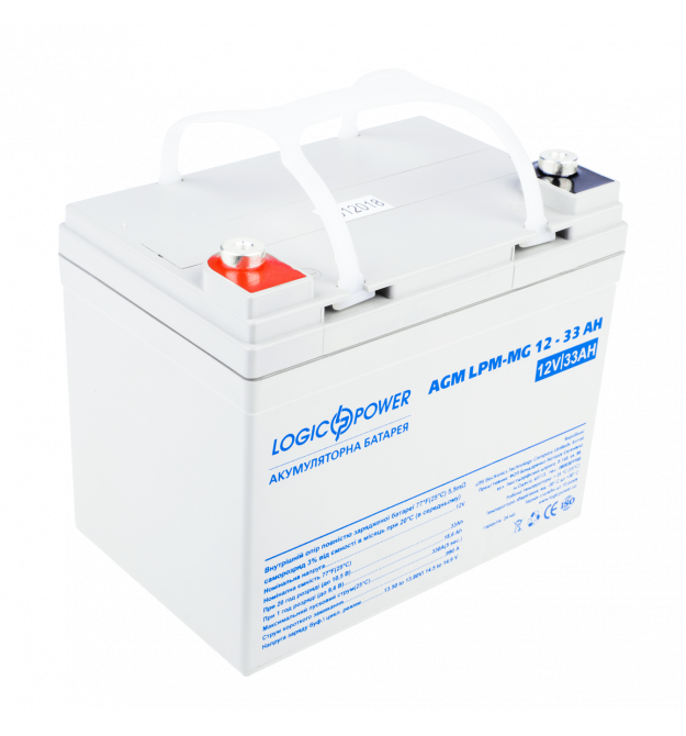 Аккумулятор мультигелевый AGM LogicPower LPM-MG 12 - 33 AH