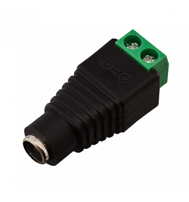 Коннектор для передачи питания Green Vision GV-DC female с клеммной колодочкой