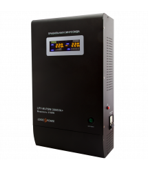 ДБЖ із правильною синусоїдою LogicPower LPY-W-PSW-3000VA+ (2100W) 10A/15A 48V для котлів та аварійного освітлення