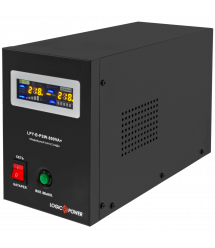 ДБЖ з правильною синусоїдою LogicPower LPY-B-PSW-800VA+ (560W) 5A/15A 12V для котлів та аварійного освітлення