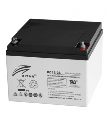 Аккумуляторная батарея AGM RITAR RT12260, Gray Case, 12V 26.0Ah (166 х 178 х125 ) Q1