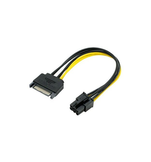Кабель-переходник для питания процессора 6P-SATA