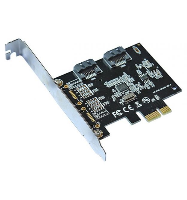 Контроллер PCI-E SATA 3.0, ASM1061, 6Gb / s, 2 порта внутренних, BOX