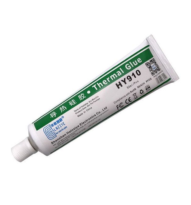  Теплопроводный клей HY910 80gr 50ml, White
