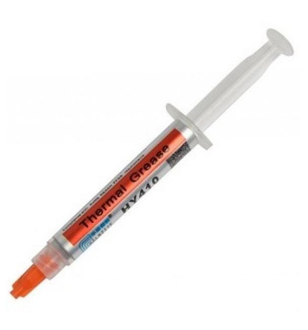 Паста термопроводная HY-410 3g, шприц, White
