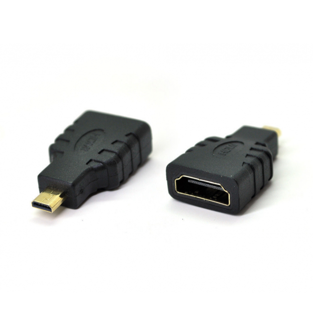 Переходник microHDMI(папа)-HDMI(мама) , Q100 