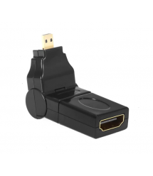 Перехідник micro HDMI(ТАТО) - HDMI (мама) 360°