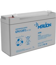 Аккумуляторная батарея MERLION AGM GP6120F2 6 V 12Ah ( 150 x 50 x 95 (100) ) Q10