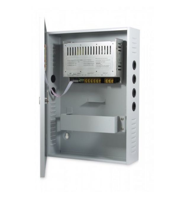 Импульсный источник бесперебойного питания PSU-1012-17 12V 10А, под АКБ 12V 17-20A, Metal Box